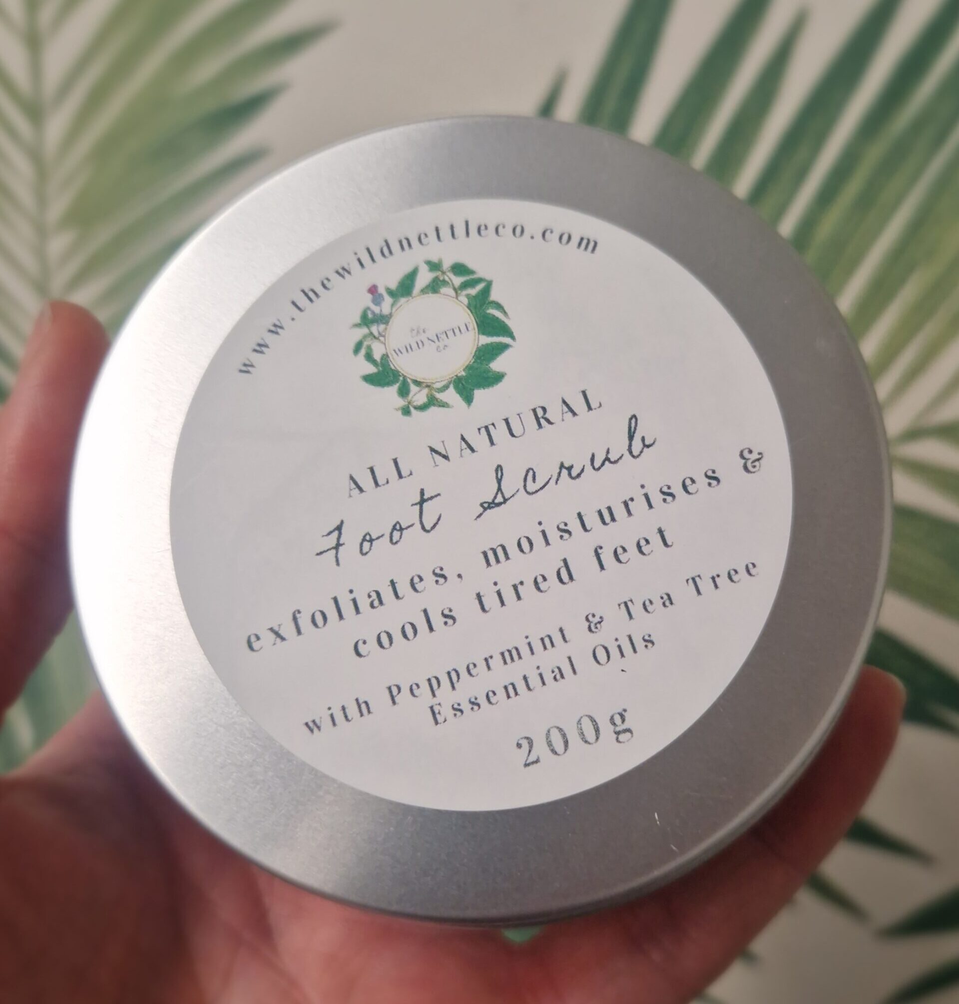 foot salt scrub