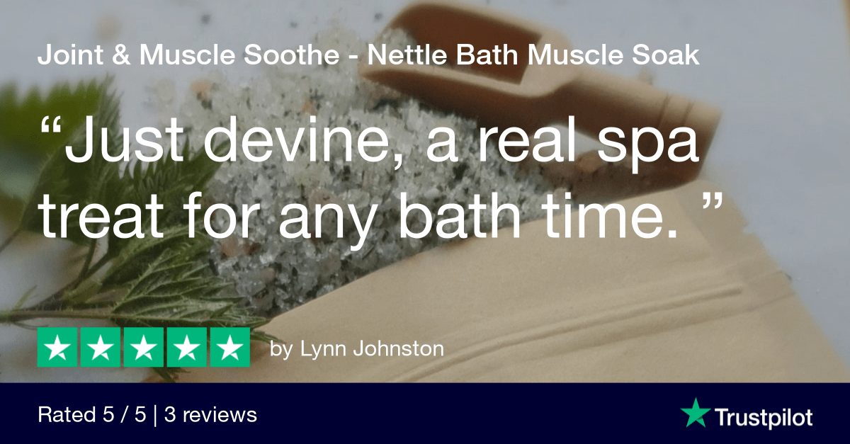 Bath Muscle Soak for Joint Pain Relief with Nettle - The Wild Nettle Co.