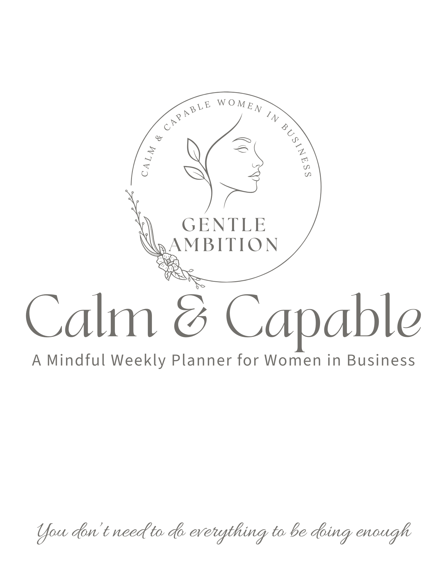 mindful weekly planner printable