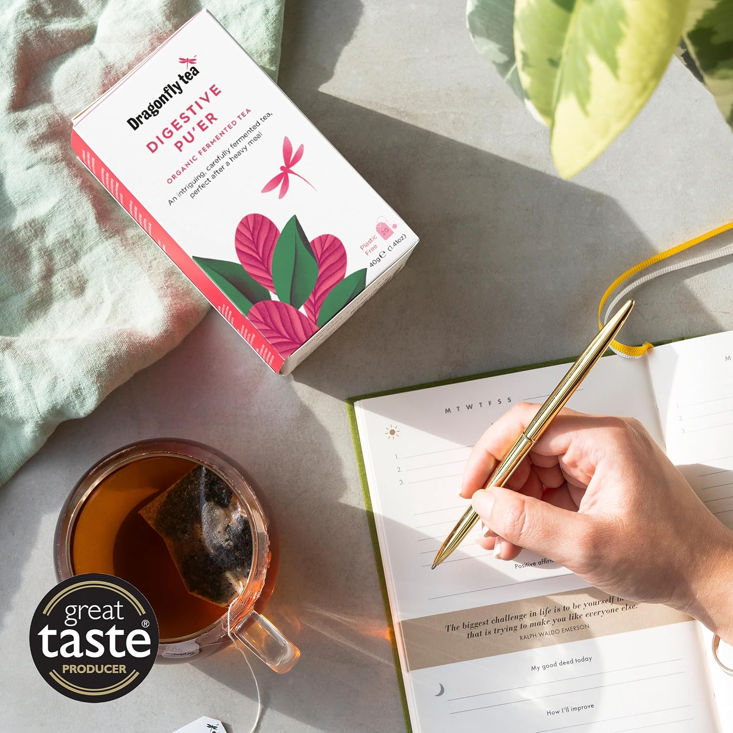 Digestion Tea Organic Pu'er fermented tea