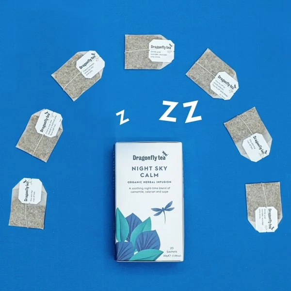 Sleep tea bags organic night sky calm